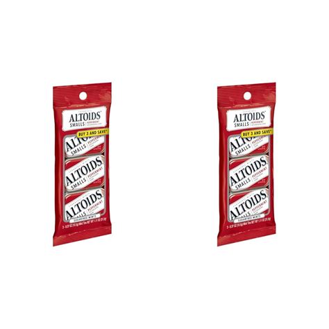 Wrigley's Altoids Smalls Peppermint Sugarfree Mint, 0.37 Ounce, 